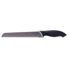 Royal Brødkniv 32 cm, sort/grå
