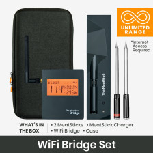 The MeatStick WiFi Bridge Set med 2 prober - stegetermometer